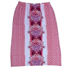 Bold Paisley Maxi‎ Skirt Size 22/24 3X Dopamine Dressing Maximalist Festival